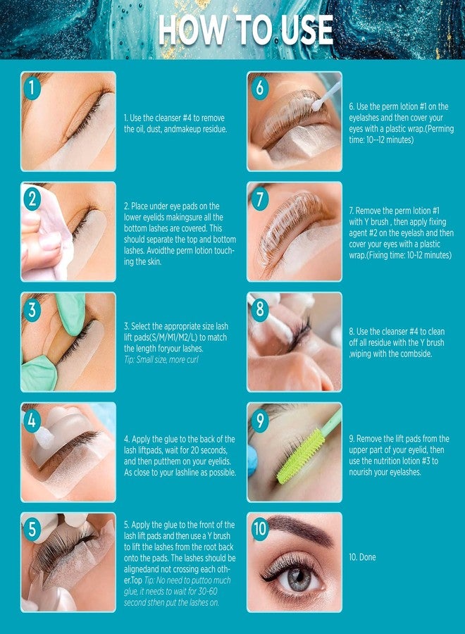 LATORICE Lash Lift Kit for Eyelash Perm: Natural Lash Curling & Lifting - Salon Quality DIY Instructions Eyelash Lift Kit at Home - Christmas Gifts for Women - Image 5